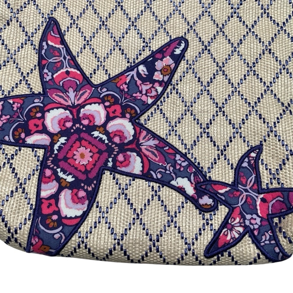 Vera Bradley NWT 3-Piece Beach Tote Travel Bag Crossbody Wristlet Set - Picture 10 of 16